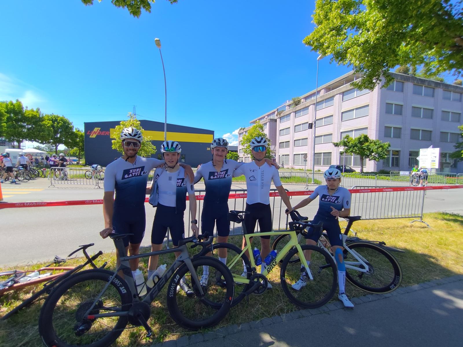 The five founders of Zurigatti Racing Syndicate